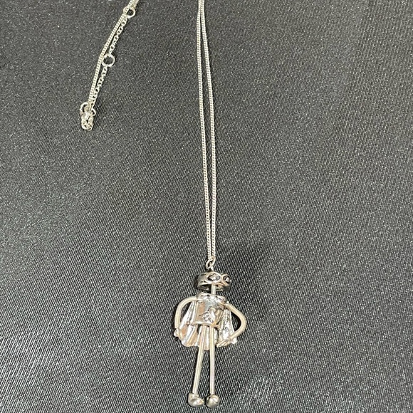 NWT Superhero robot charm and necklace with heart on his chest - Picture 3 of 4